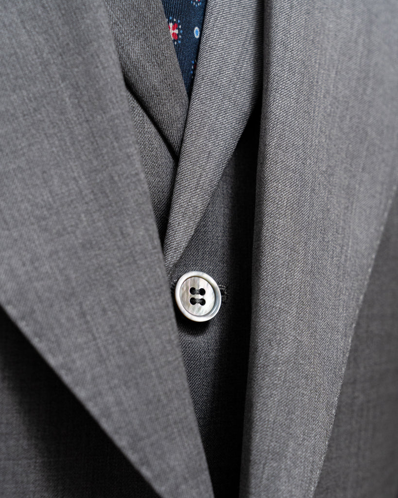 Bernini Pearl Gray Suit with Vest