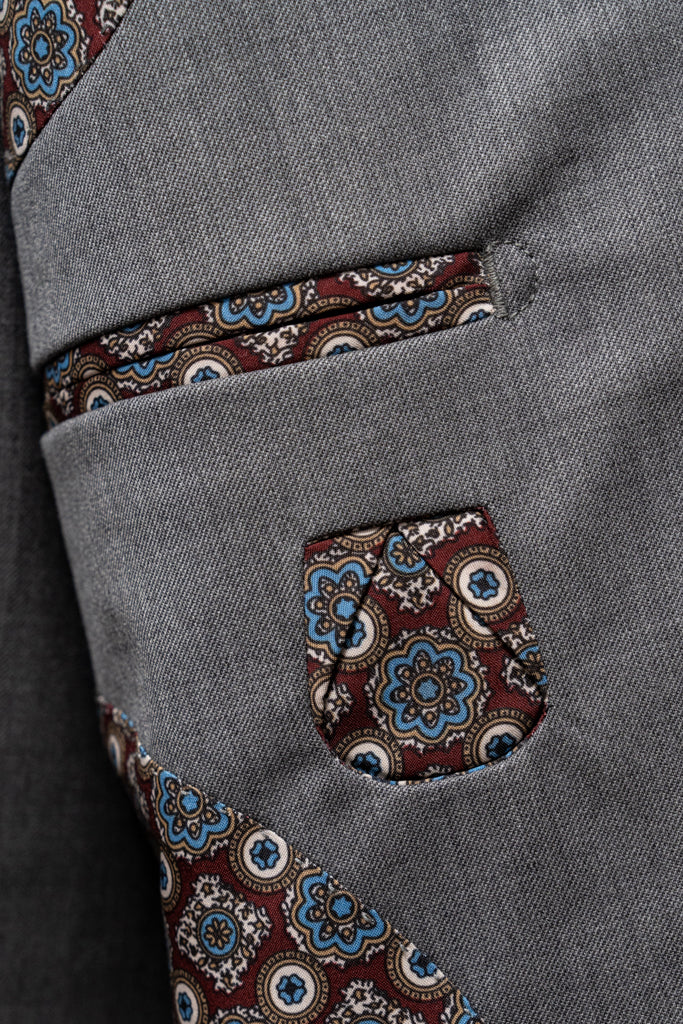Bernini Pearl Gray Suit with Vest