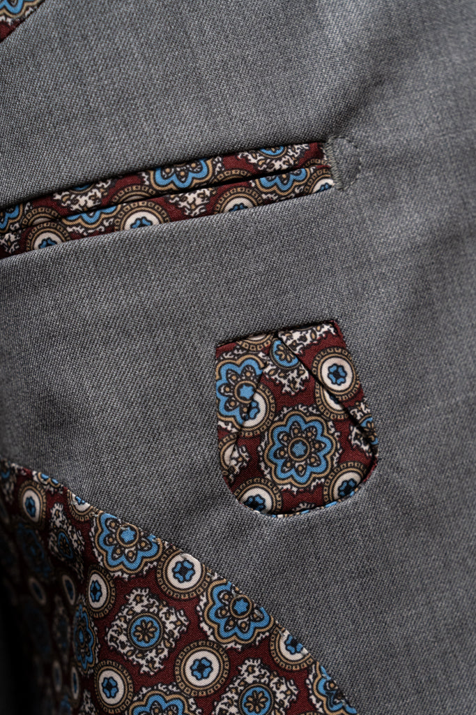 Bernini Pearl Gray Suit with Vest