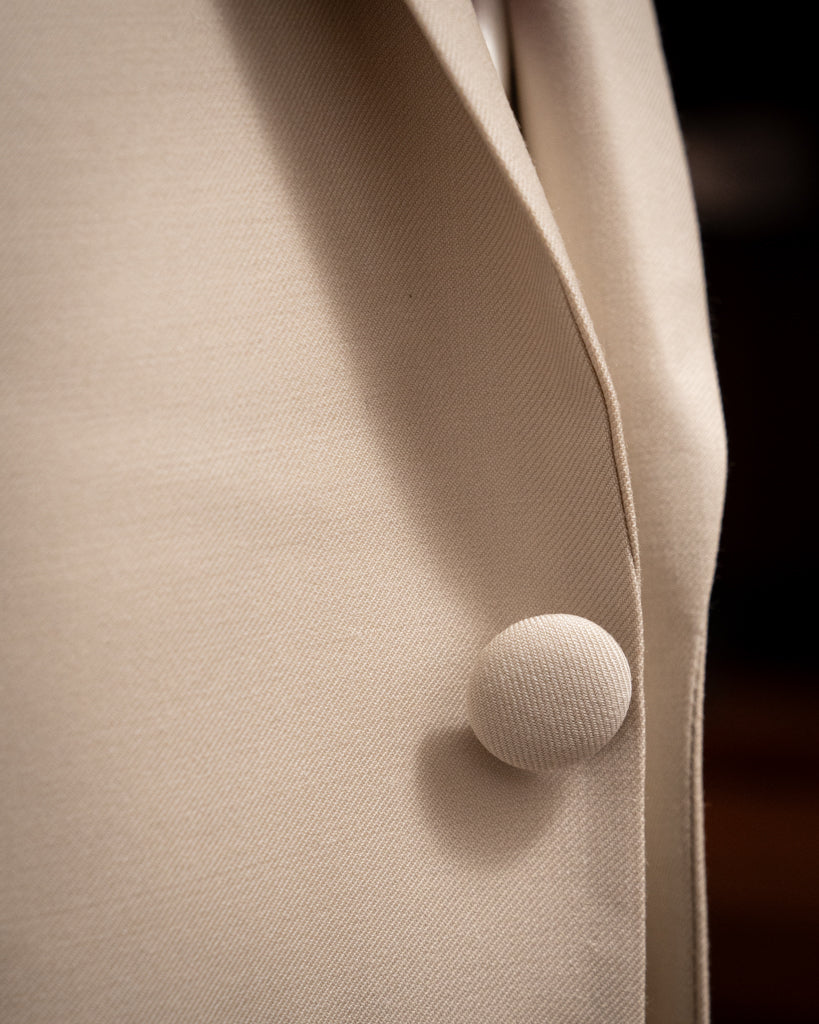 Abito Bernini Beige Panna con Gilet