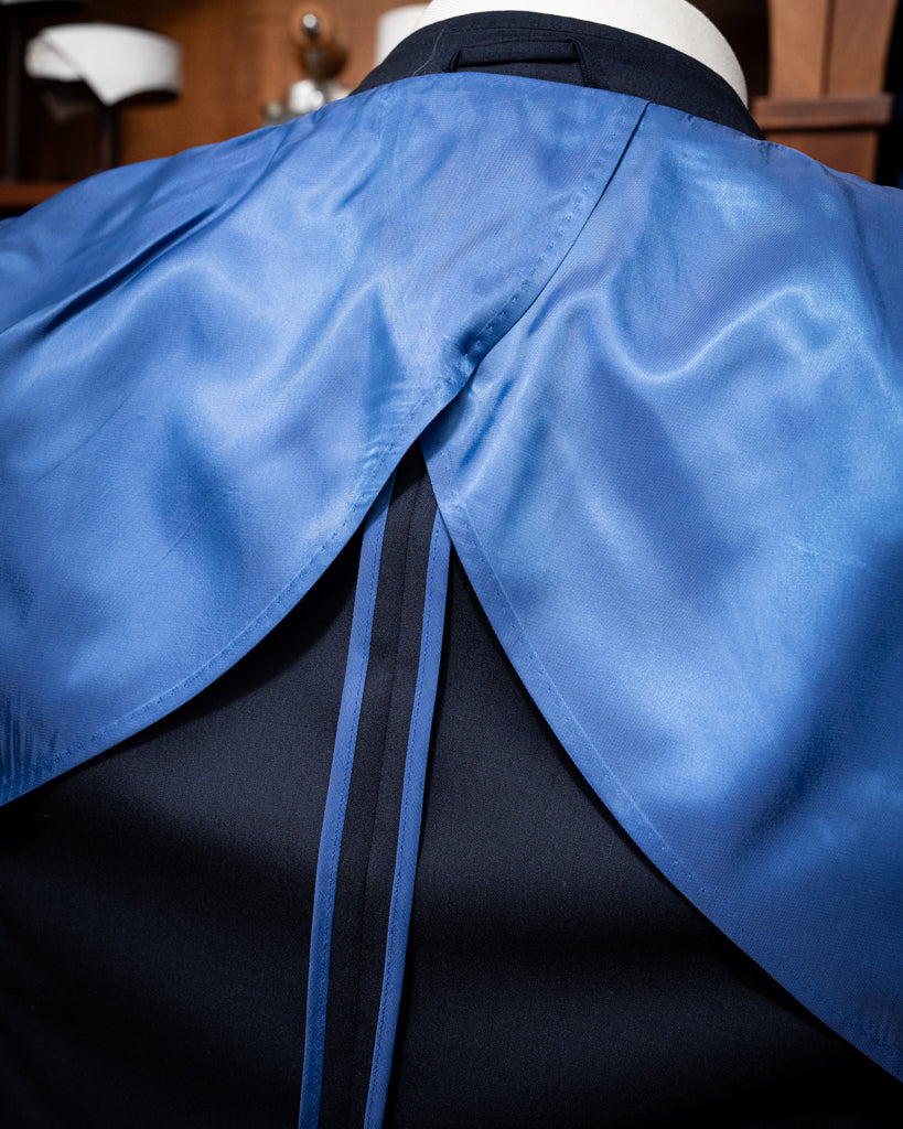 Dark Blue Unlined Bernini Suit
