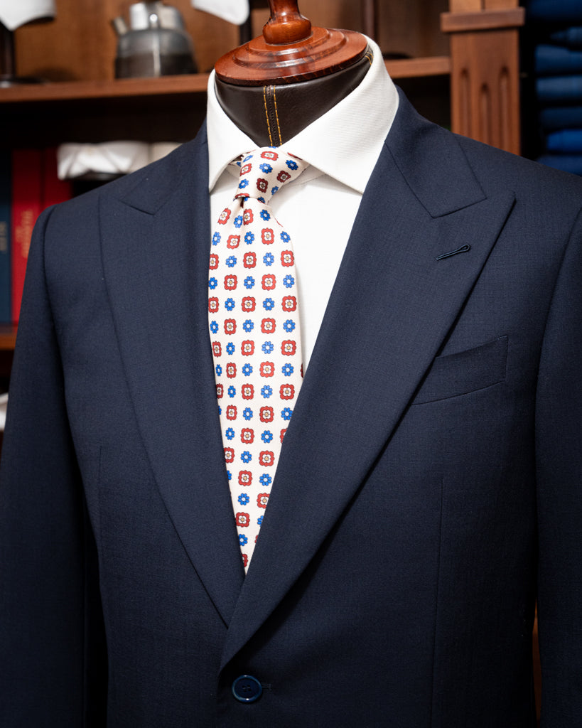 Dark Blue Unlined Bernini Suit