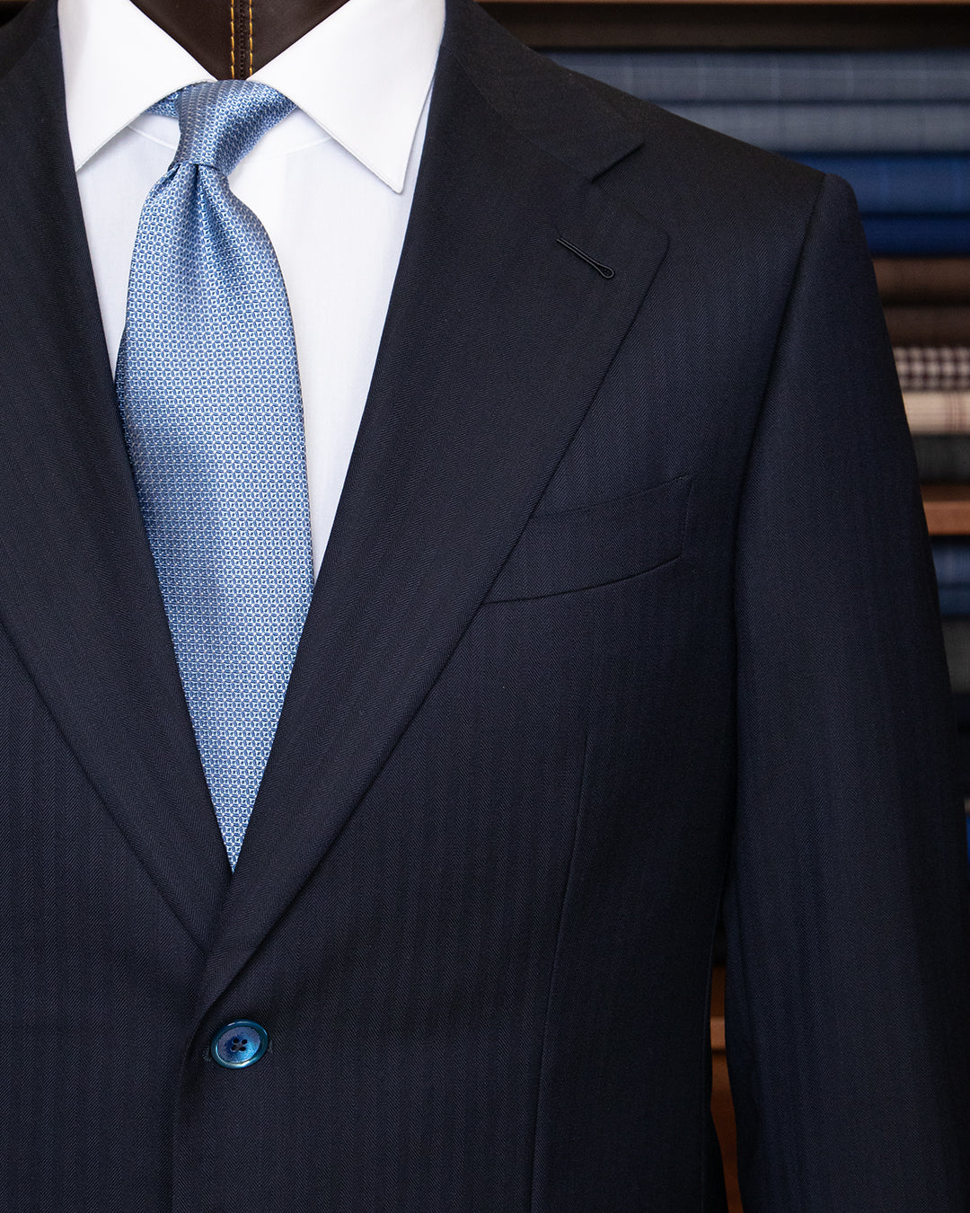 Abito Bernini Spinato Royal Blue
