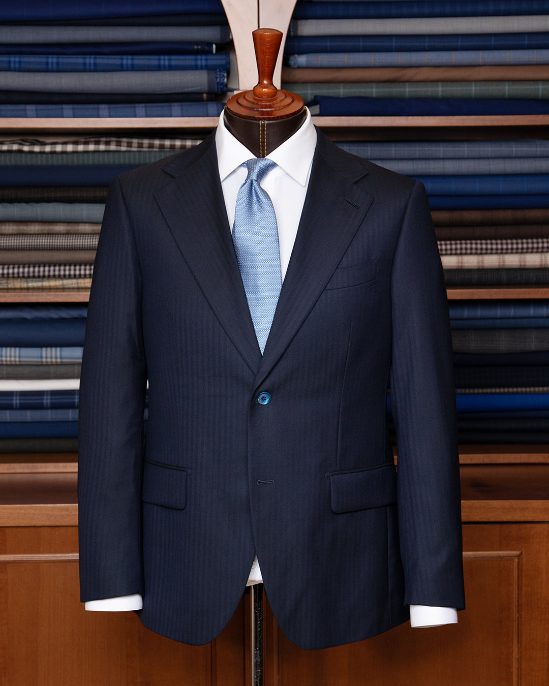 Abito Bernini Spinato Royal Blue