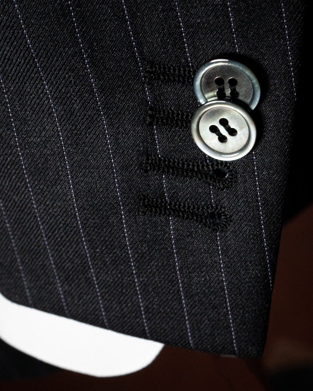 Abito Canova Gessato Grigio con Gilet