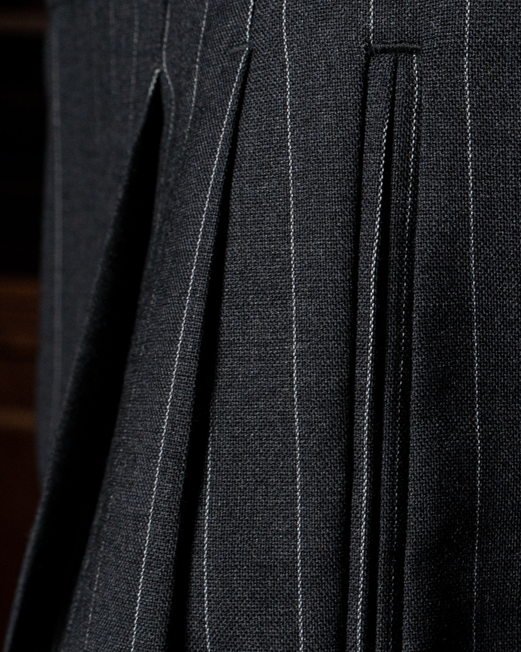 Abito Canova Gessato Grigio con Gilet