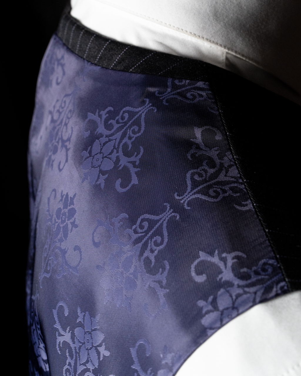 Abito Canova Gessato Grigio con Gilet