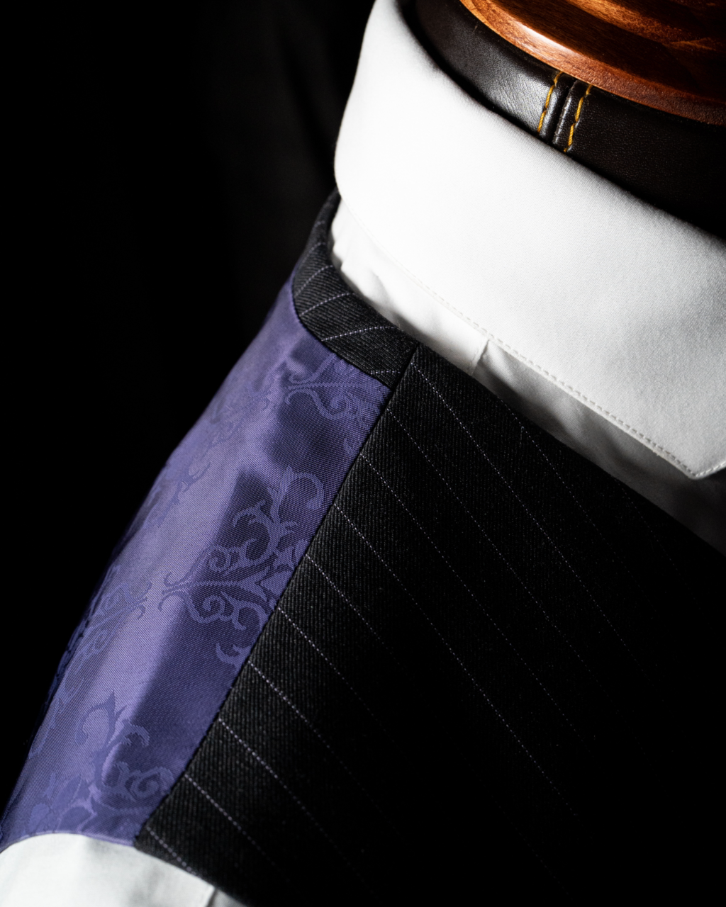 Abito Canova Gessato Grigio con Gilet