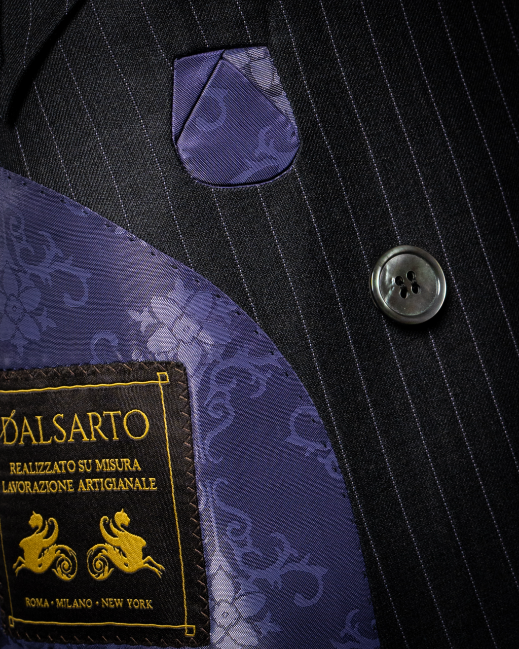 Abito Canova Gessato Grigio con Gilet