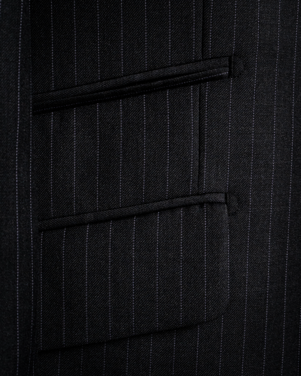 Abito Canova Gessato Grigio con Gilet