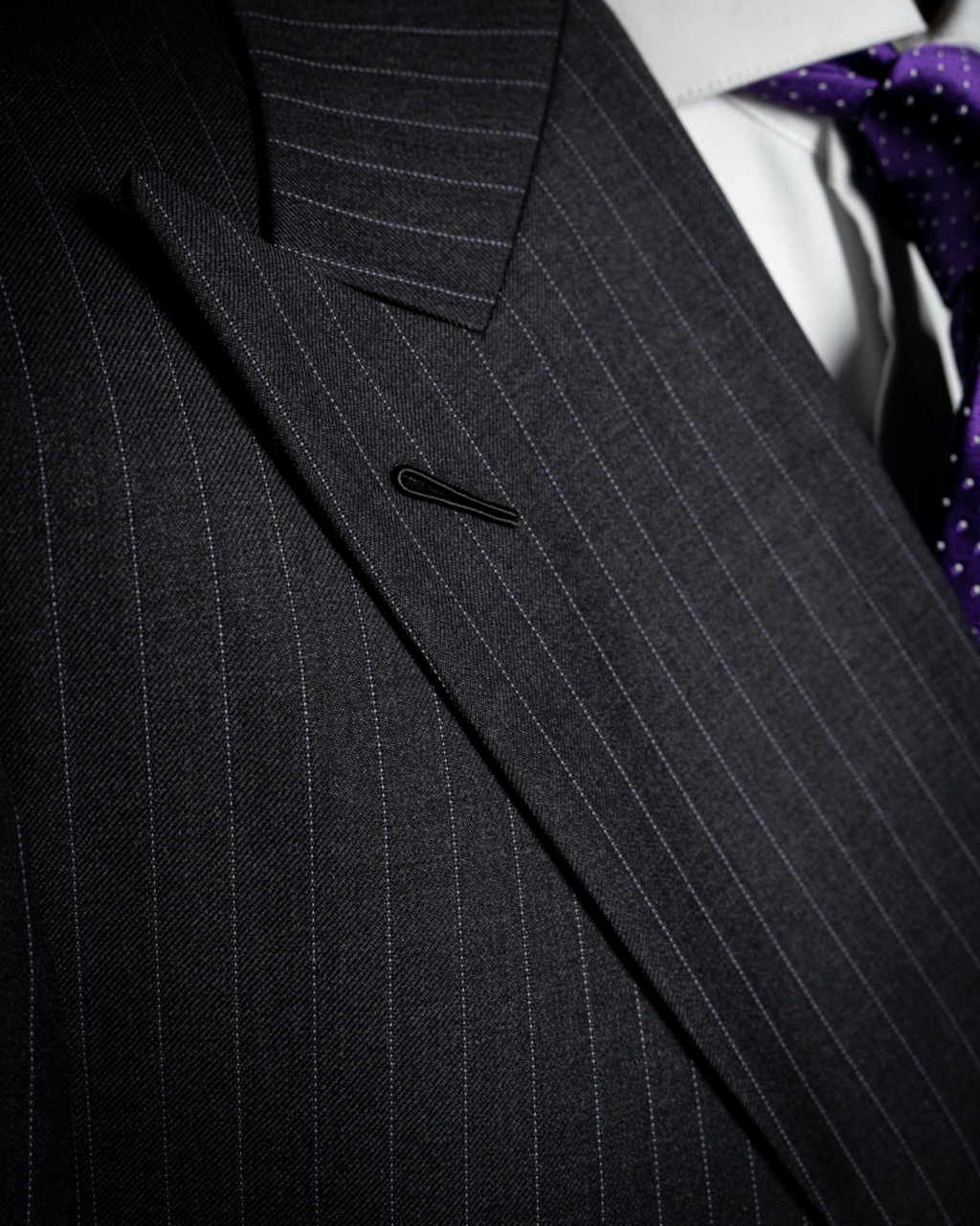 Abito Canova Gessato Grigio con Gilet