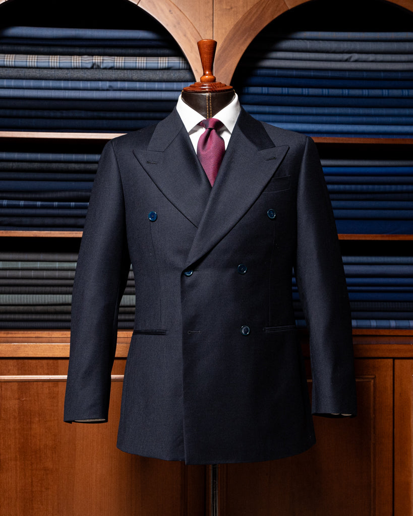 Canova Blue Flannel Suit