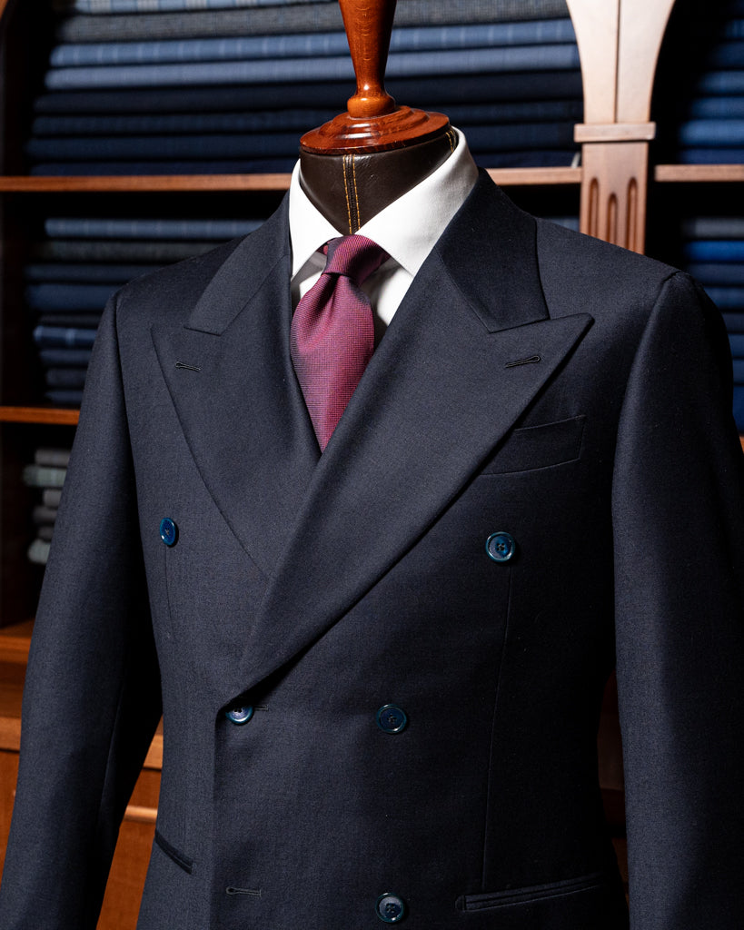 Canova Blue Flannel Suit