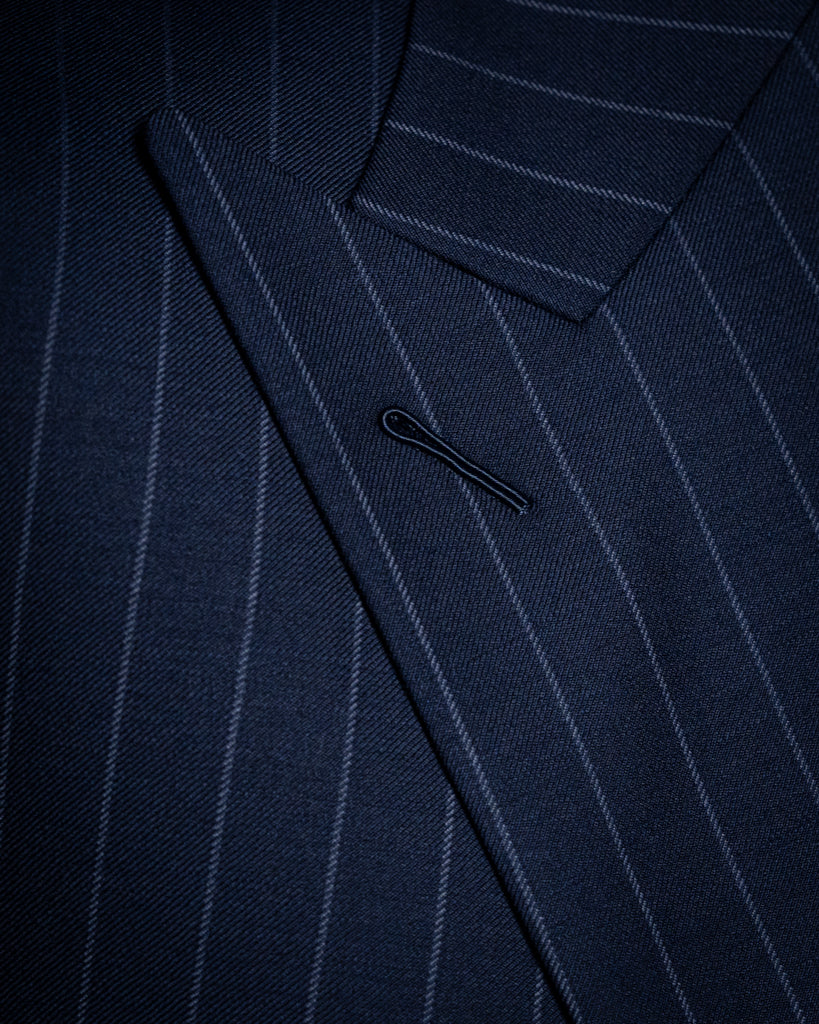Canova Blue Pinstripe Suit