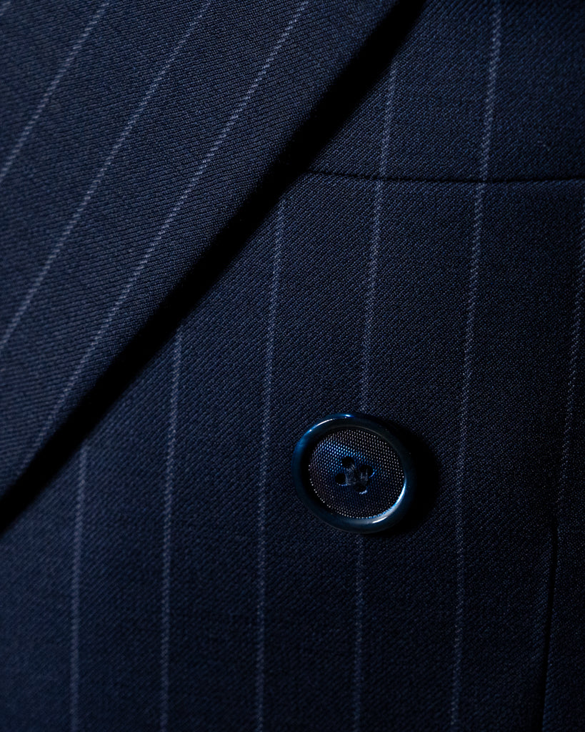 Canova Blue Pinstripe Suit