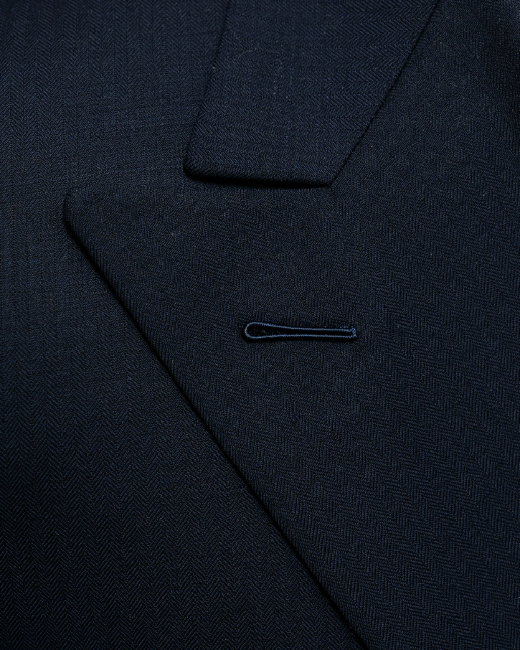 Abito Canova Blu Scuro Spinato