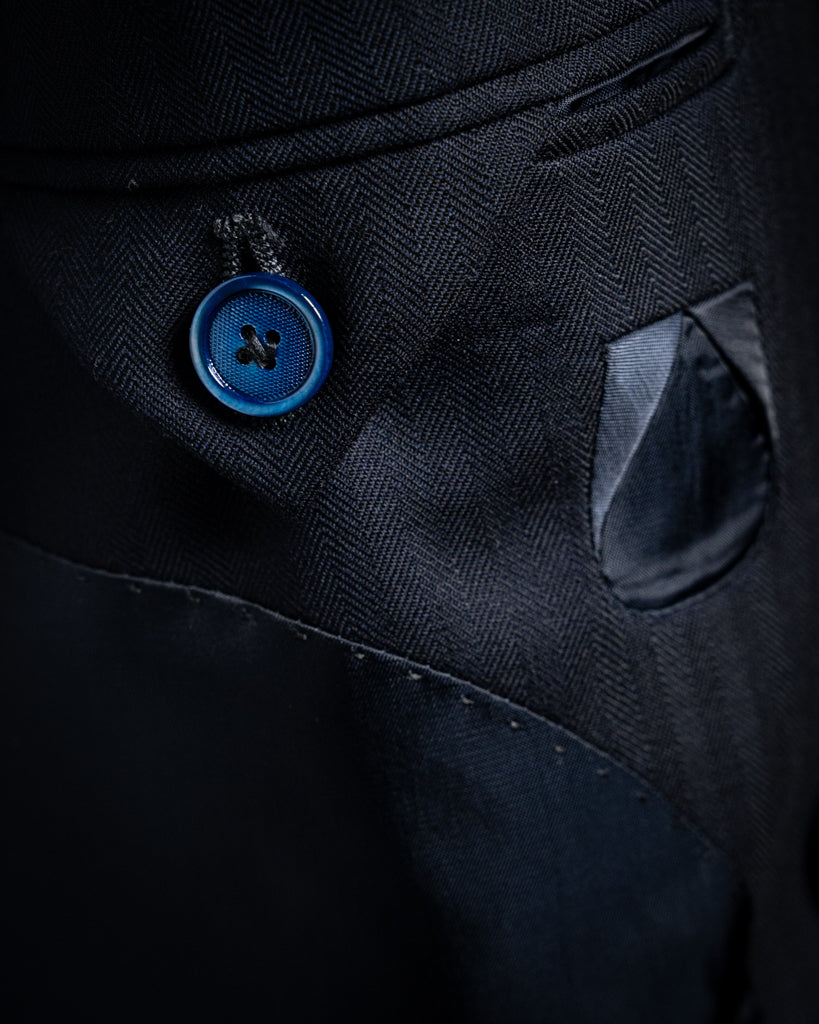 Canova Blue Herringbone Suit