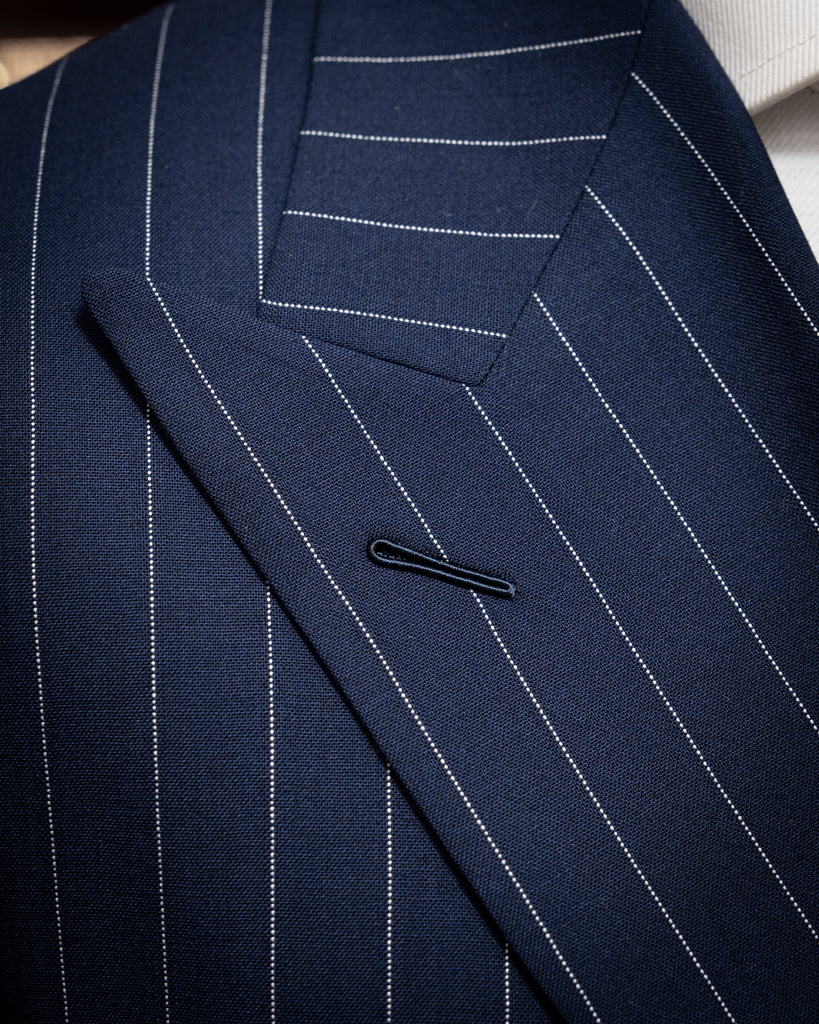 Canova Navy Blue Pinstripe Suit