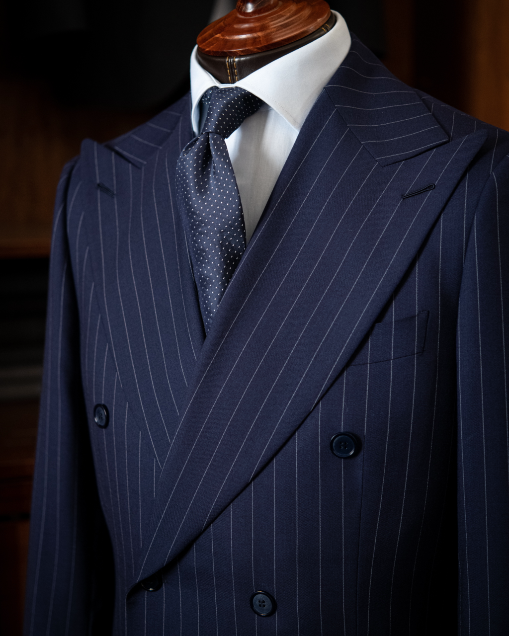 Medium Blue Pinstripe Grinta Suit