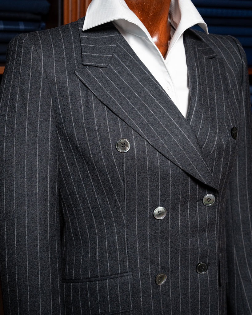 Gray Pinstripe Grit Suit