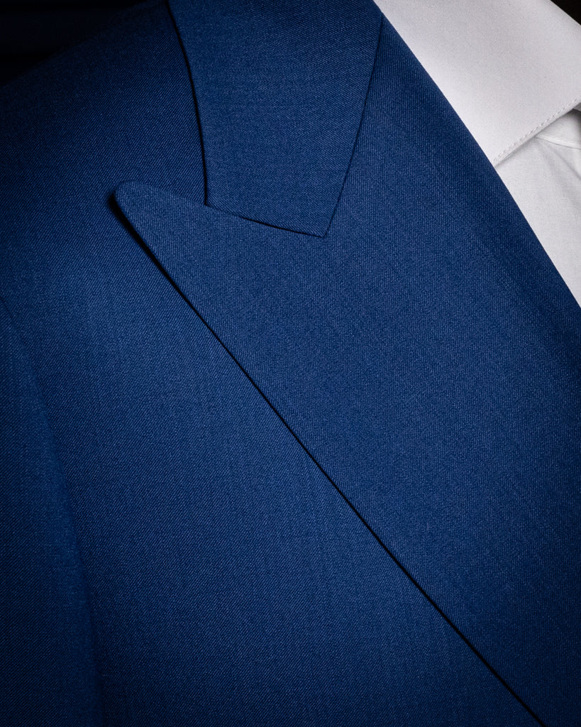 Navy Blue Double-Breasted Suit
