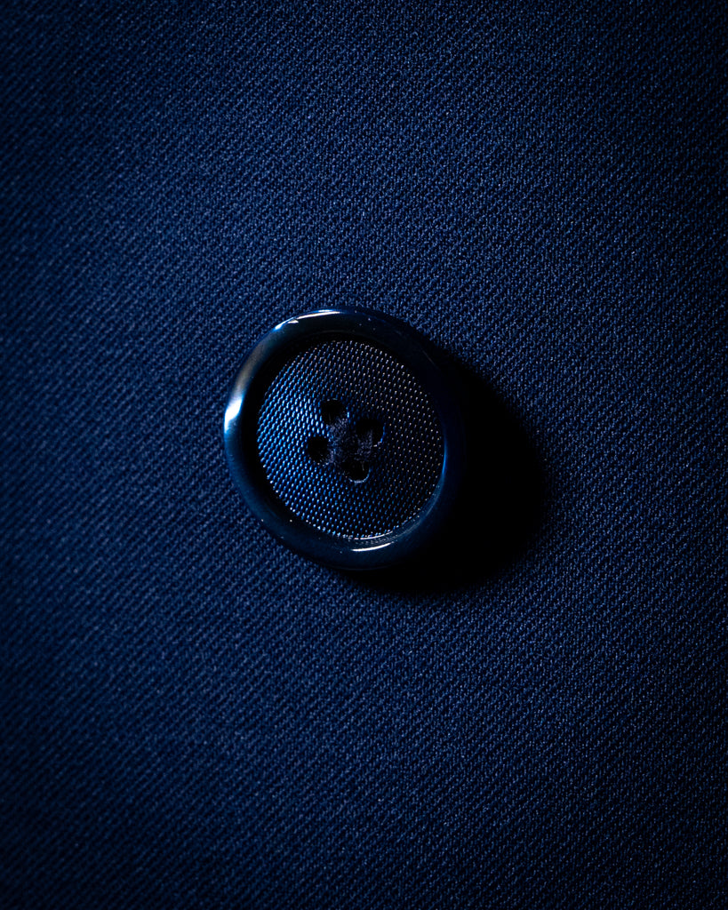 Navy Blue Double-Breasted Suit