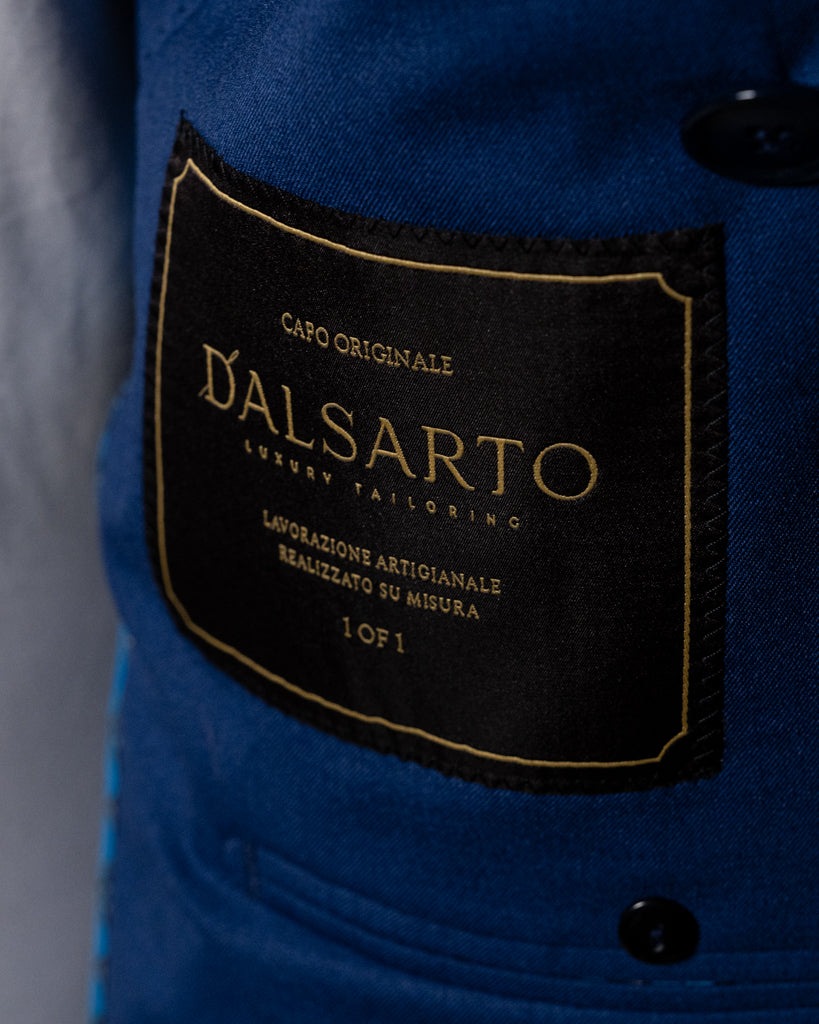 Navy Blue Double-Breasted Suit