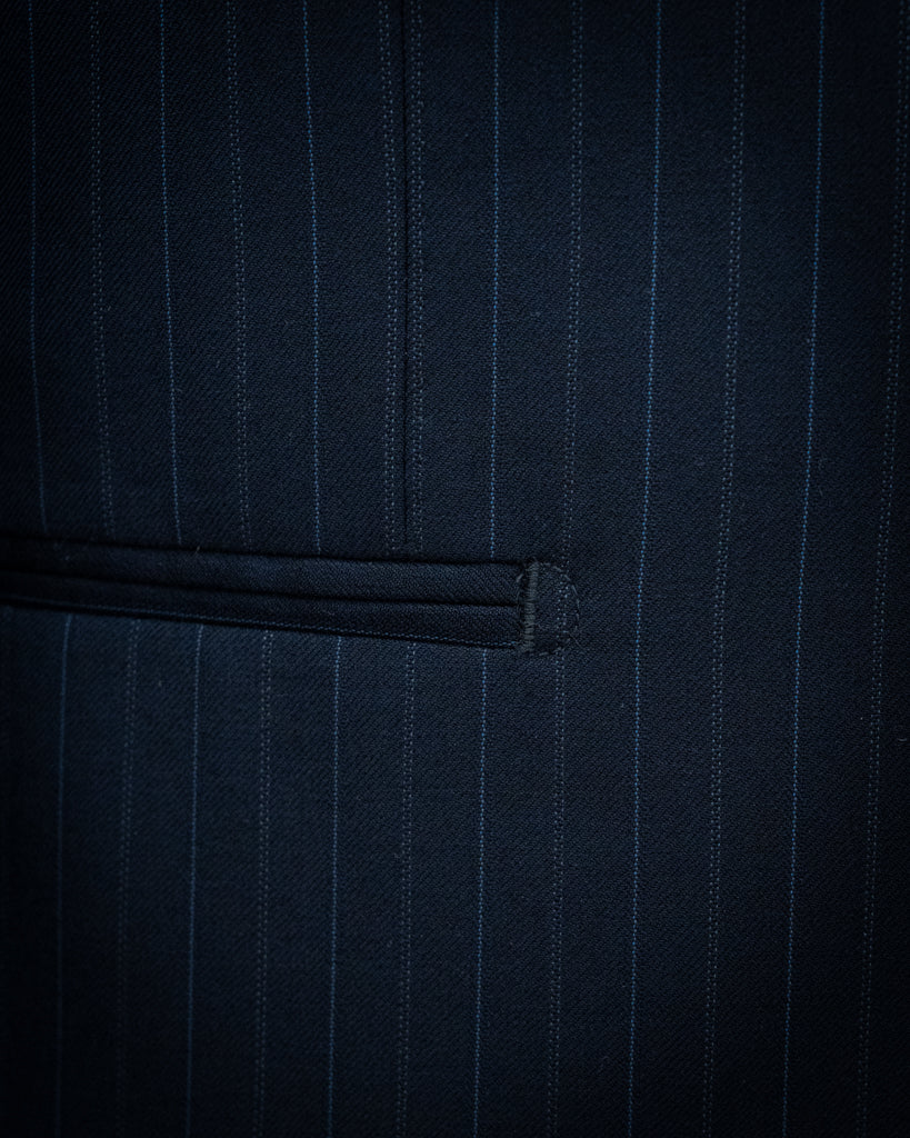 Giotto 3 Piece Dark Blue Pinstripe Suit