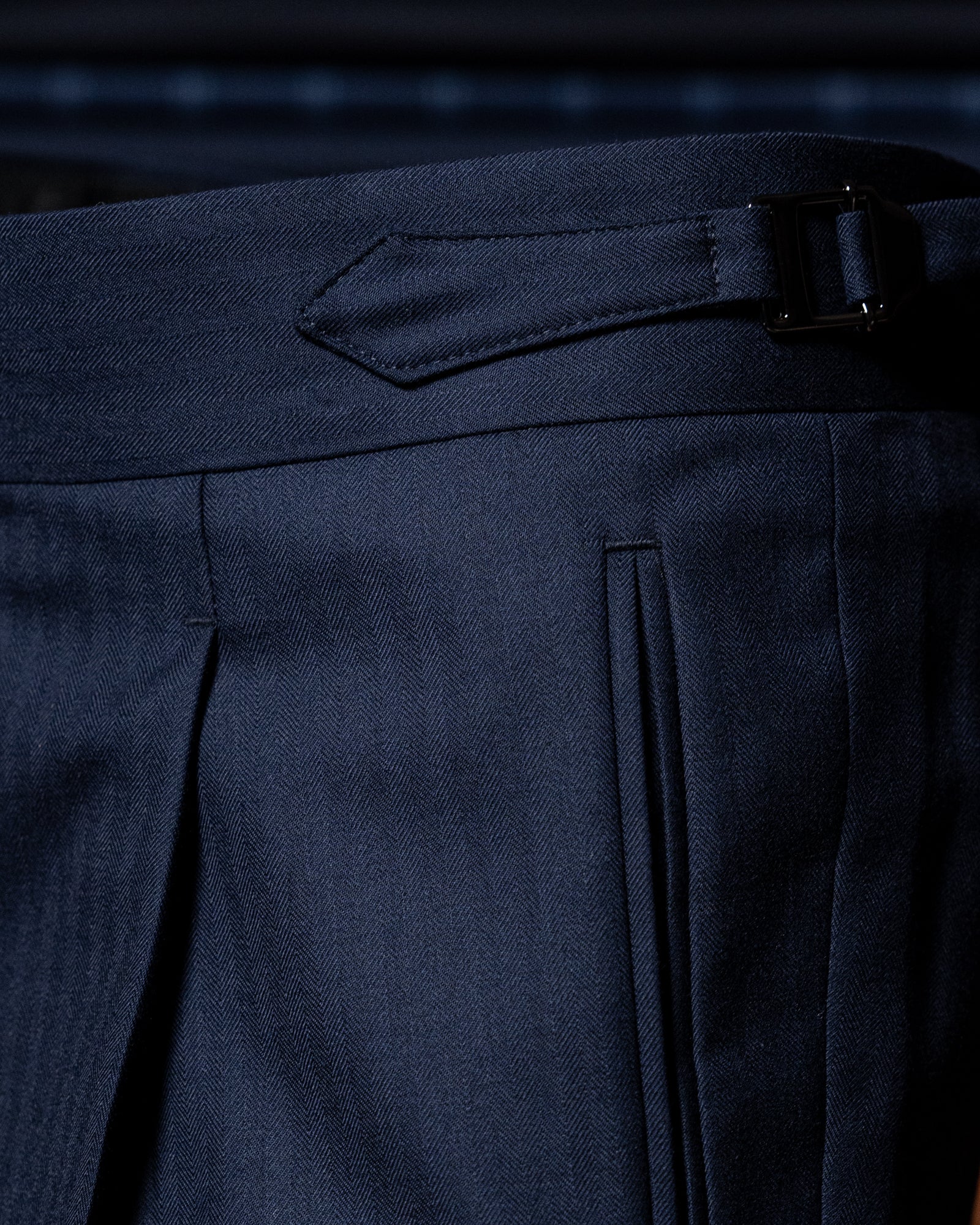 Giotto Herringbone Light Blue Suit