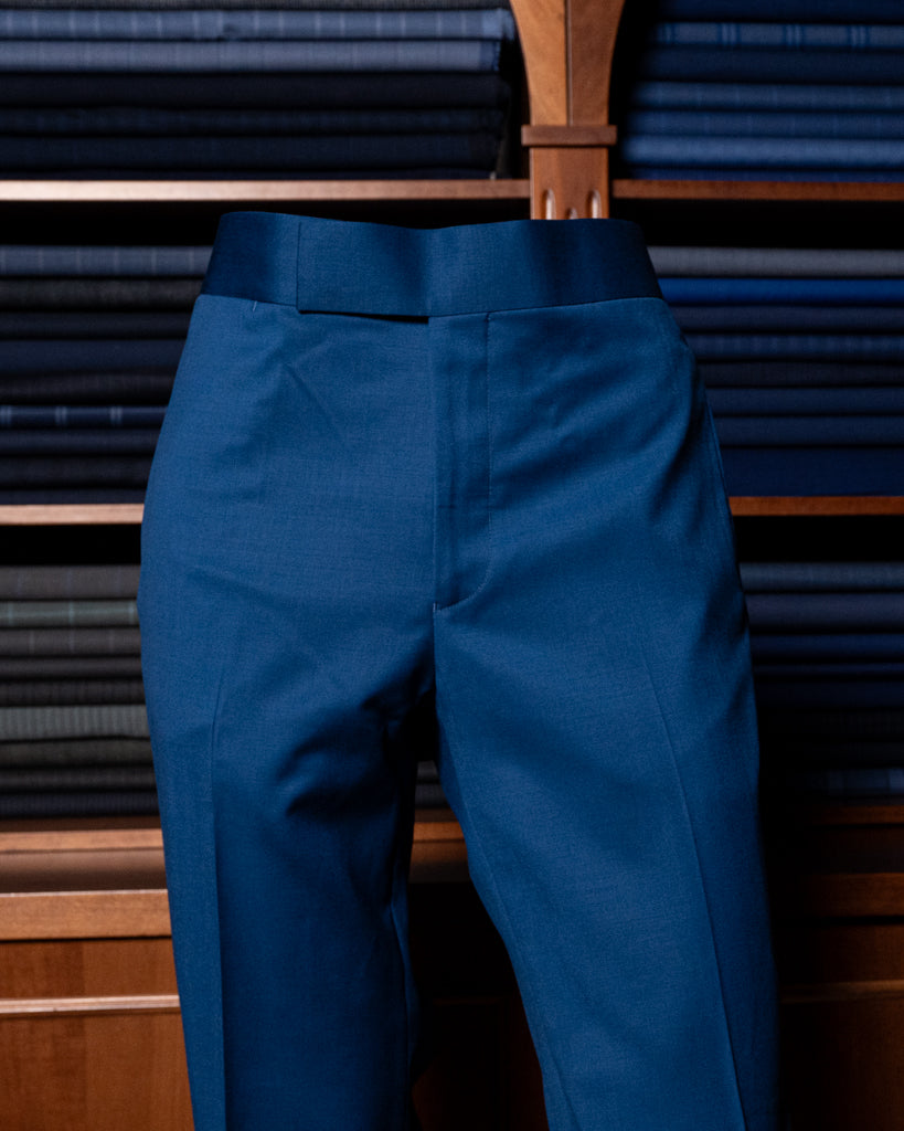Giotto Blue Avio suit with Vest