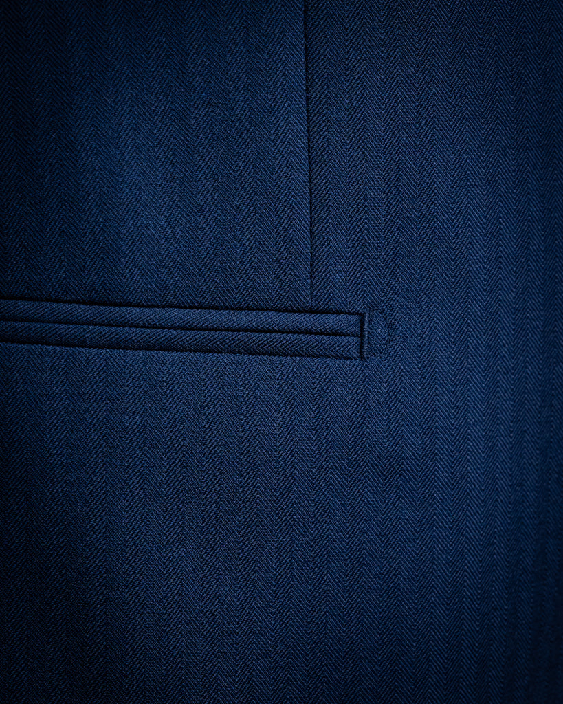 Abito Giotto Blu Chiaro Spinato