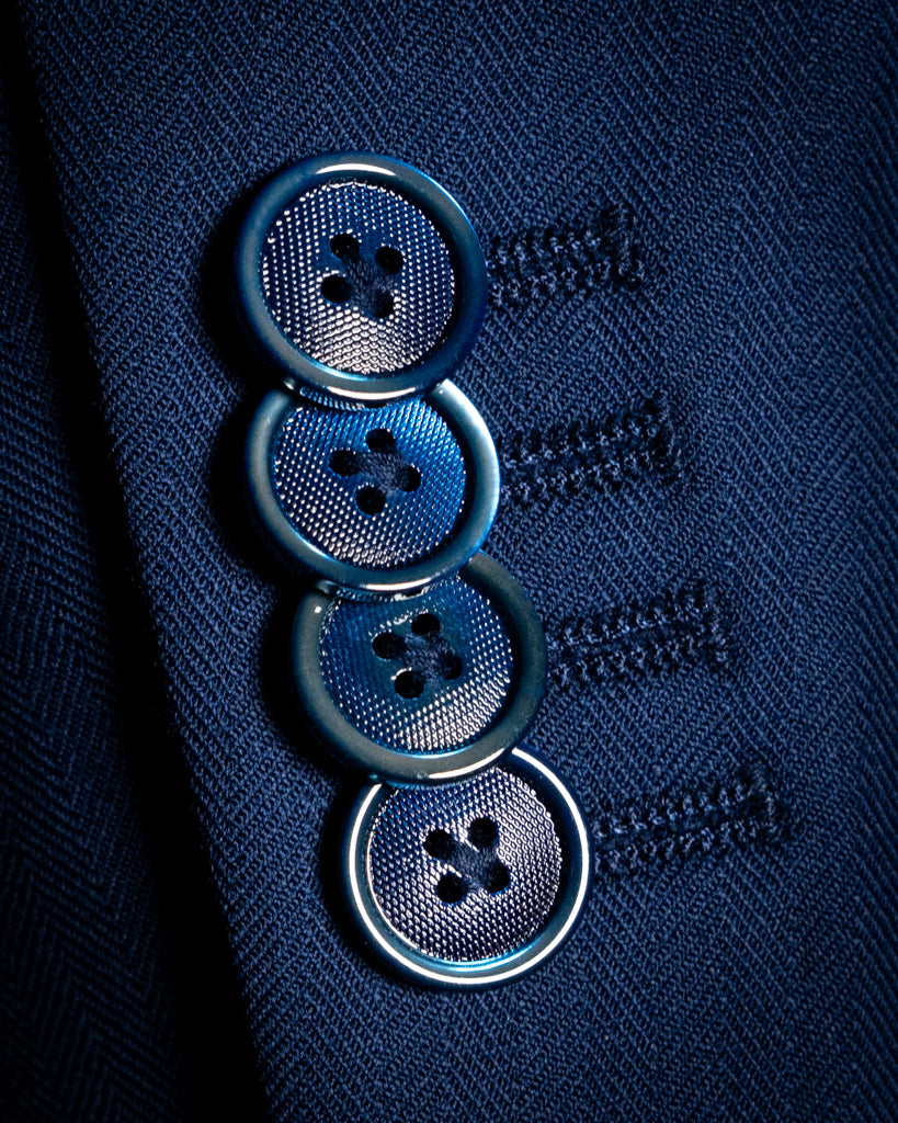 Abito Giotto Blu Chiaro Spinato