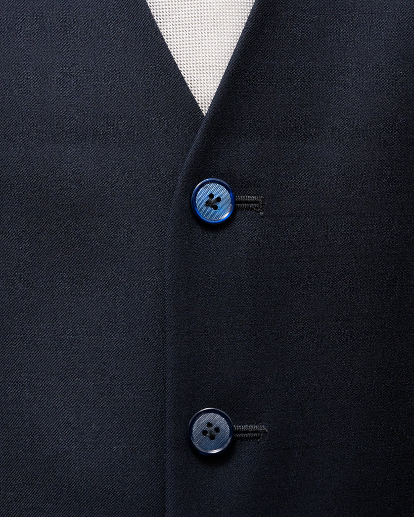 Giotto Navy Blue Super 130s Suit with Vest