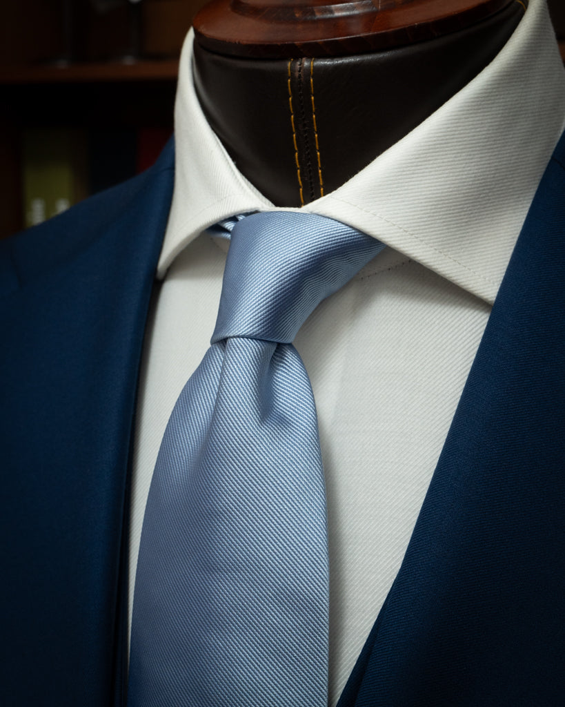 Bright Blue Giotto Suit with Vest