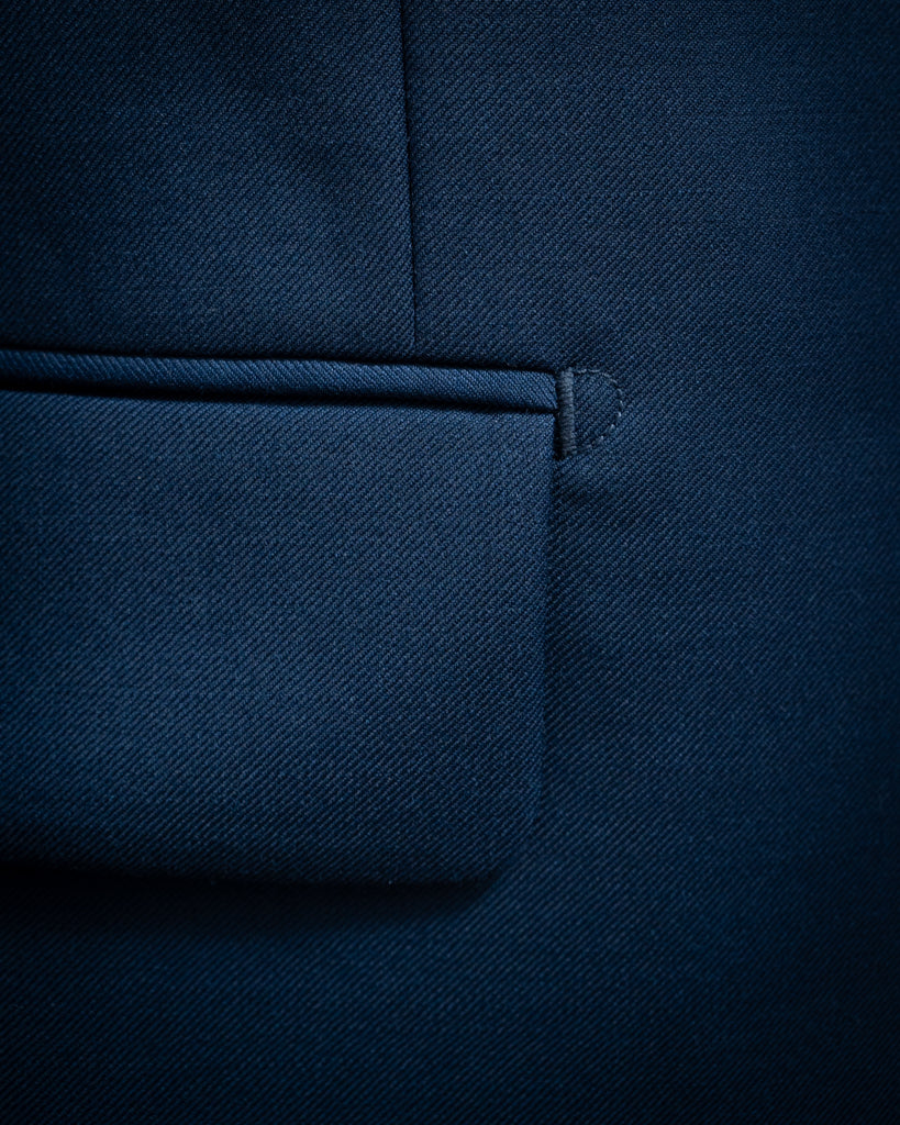 Bright Blue Giotto Suit with Vest