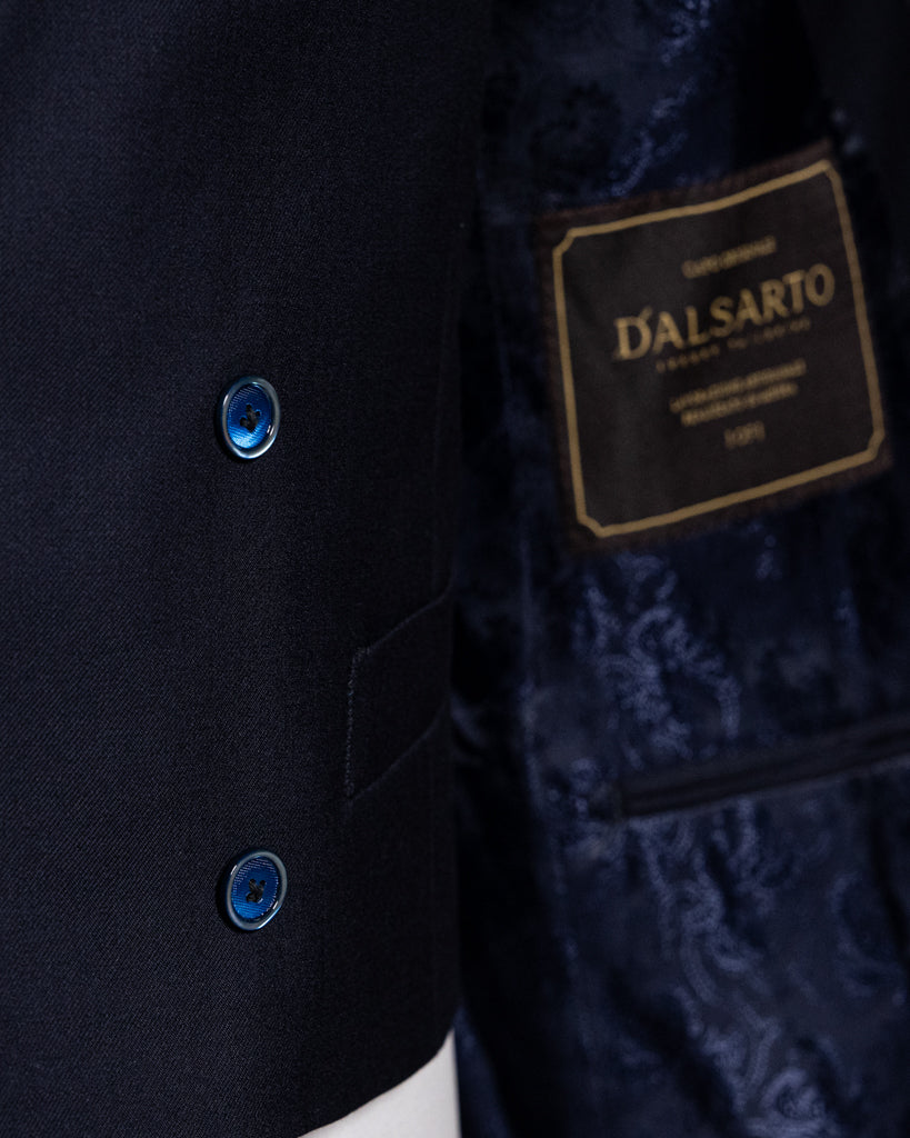 Dark Blue Giotto Suit with Vest