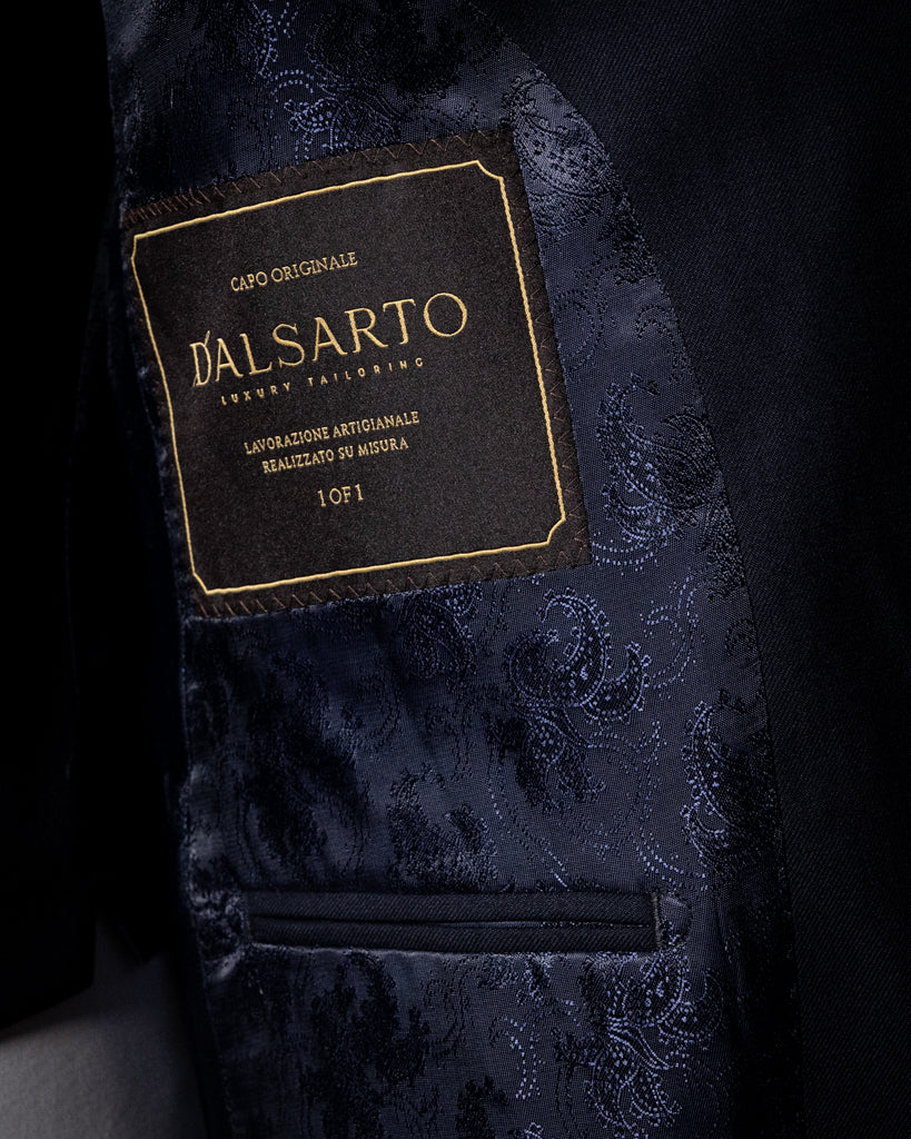 Dark Blue Giotto Suit with Vest