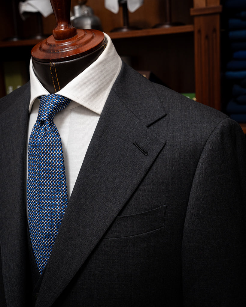 Dark Grey Giotto Suit with Vest