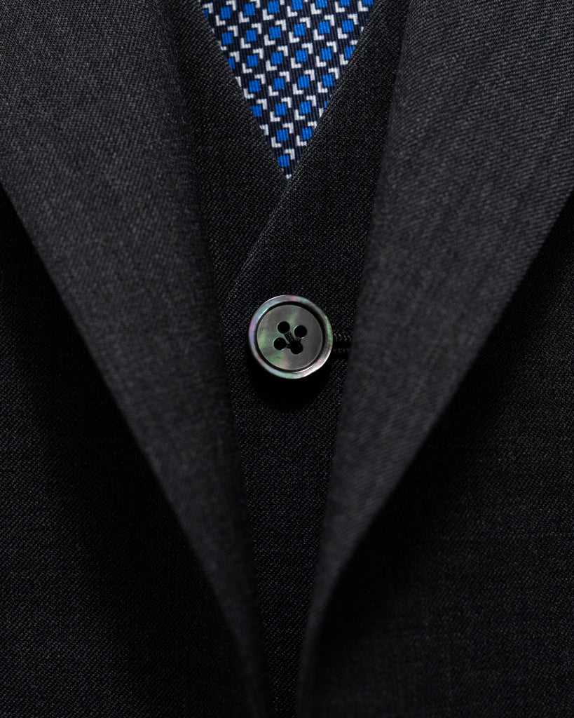 Dark Grey Giotto Suit with Vest