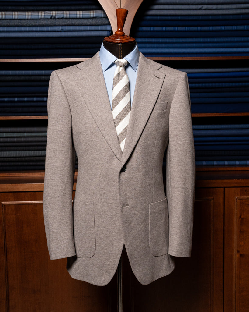 Giotto Flannel Dove Gray Suit