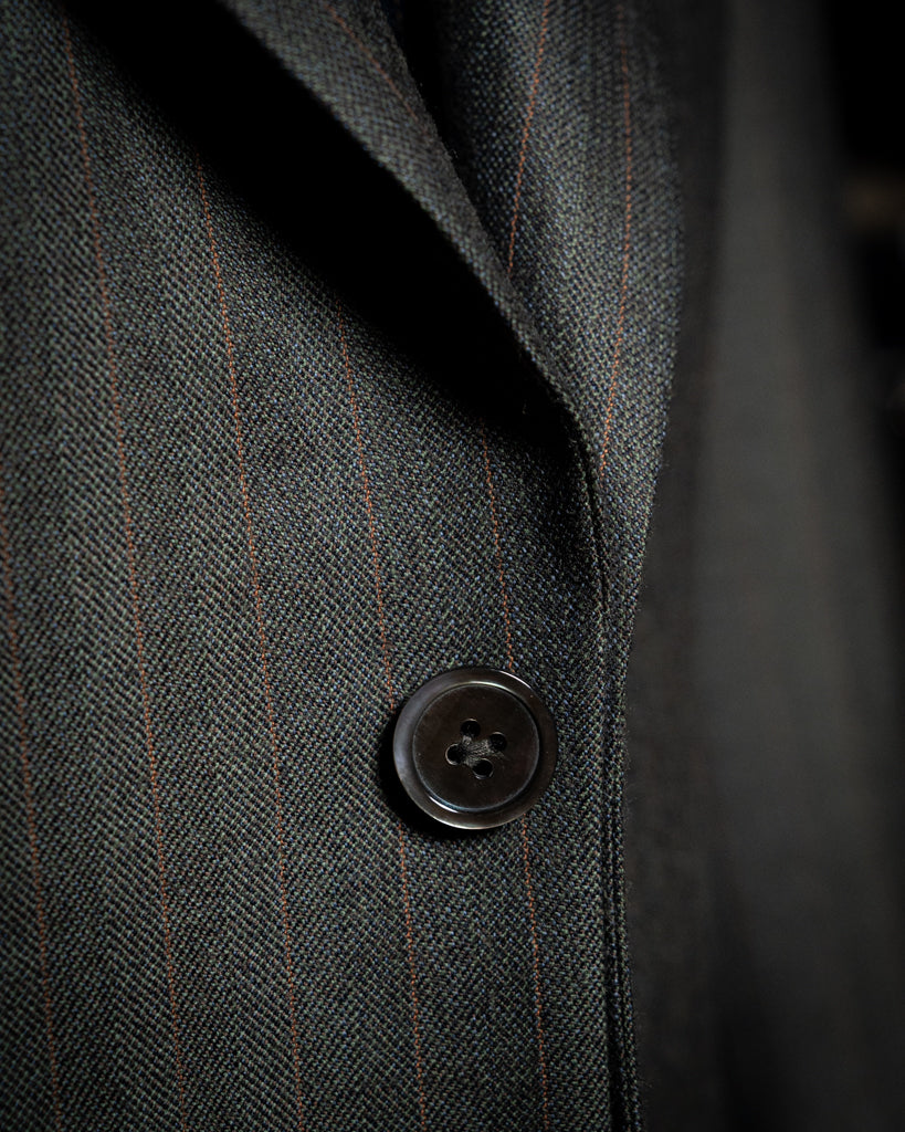 Giotto Dark Green Pinstripe Suit