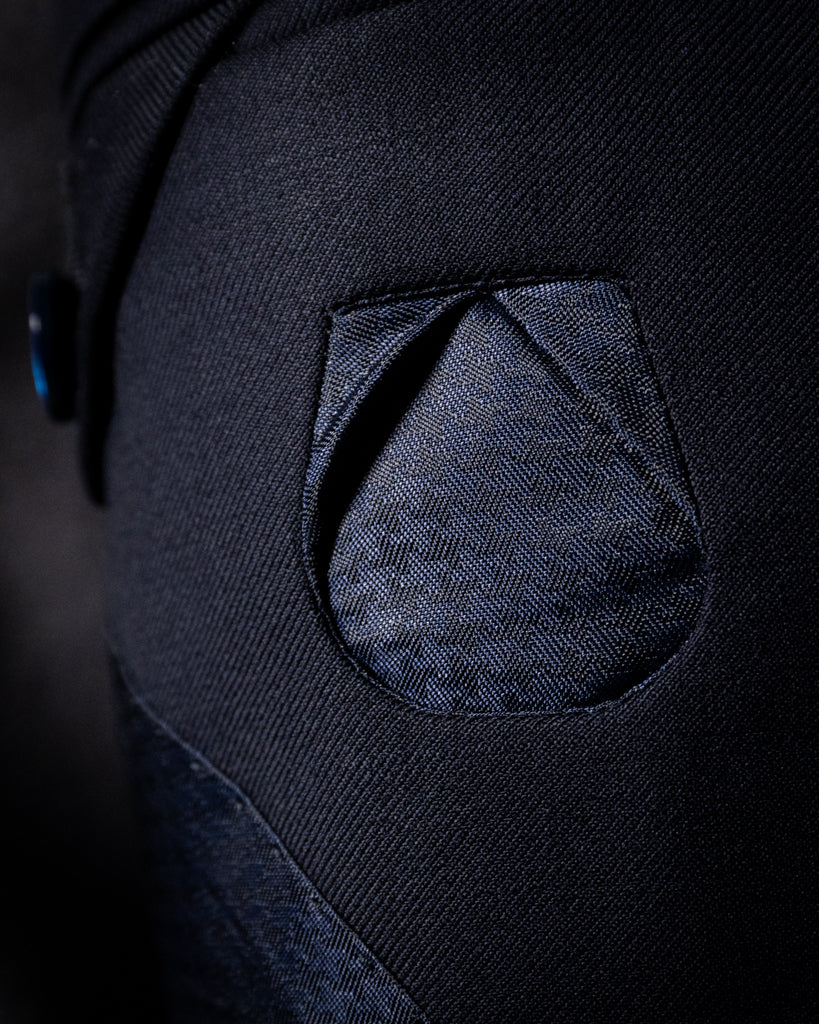 Dark Blue Giotto Suit with Vest