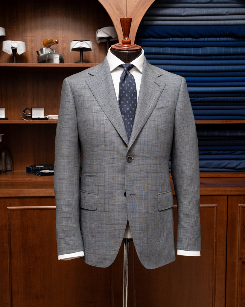 Giotto Glencheck Gray Suit