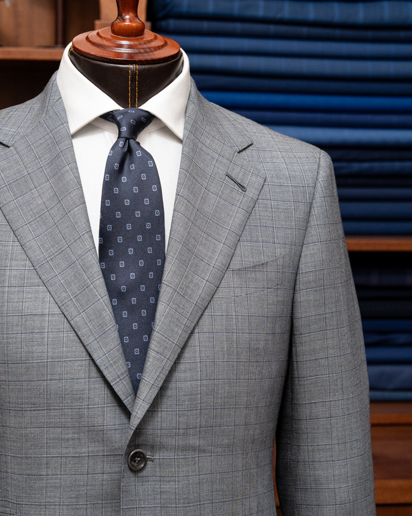 Giotto Glencheck Gray Suit
