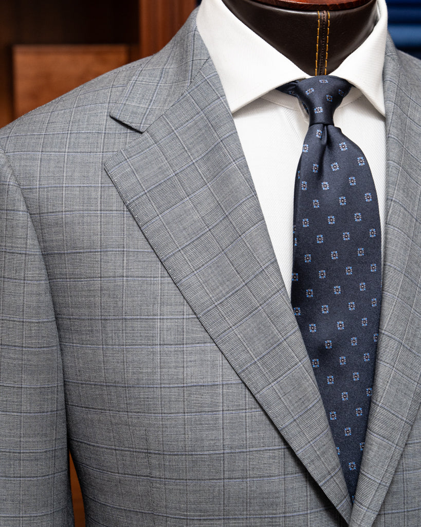 Giotto Glencheck Gray Suit