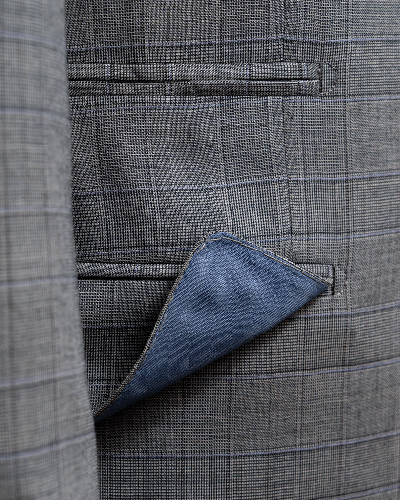 Giotto Glencheck Gray Suit