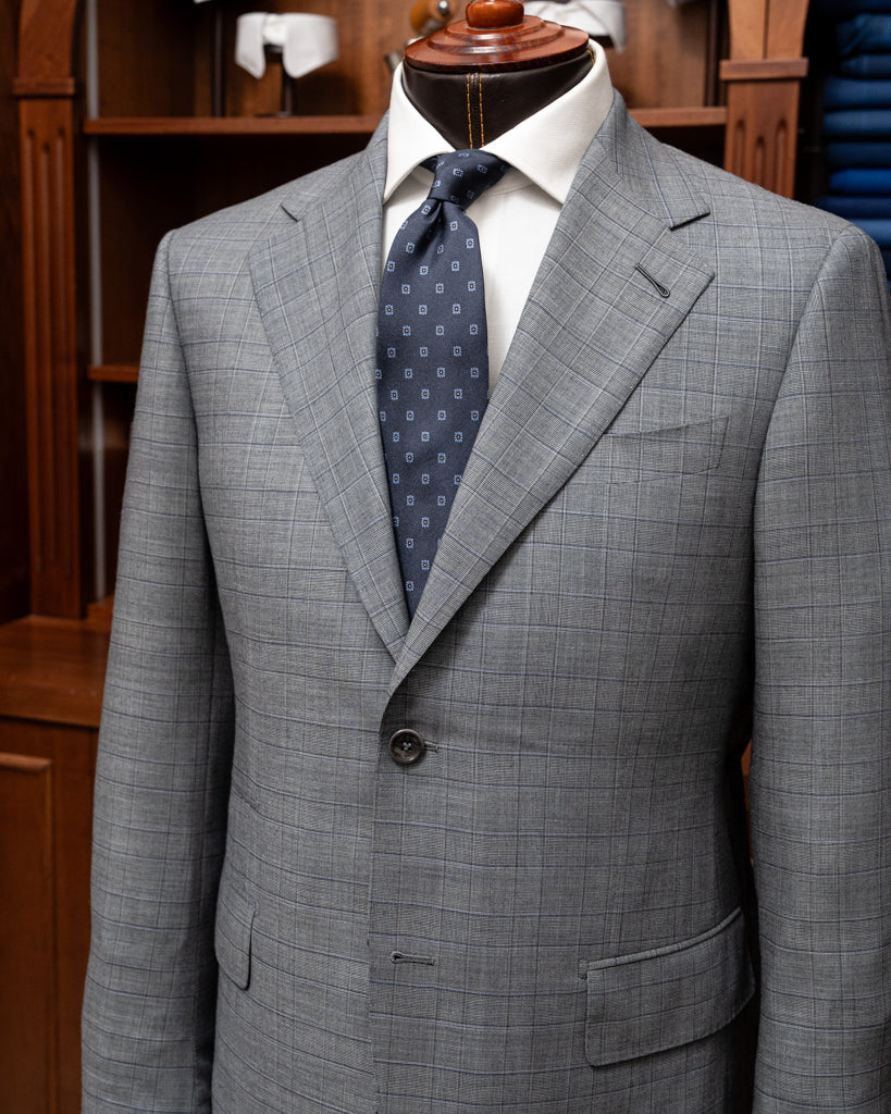 Giotto Glencheck Gray Suit