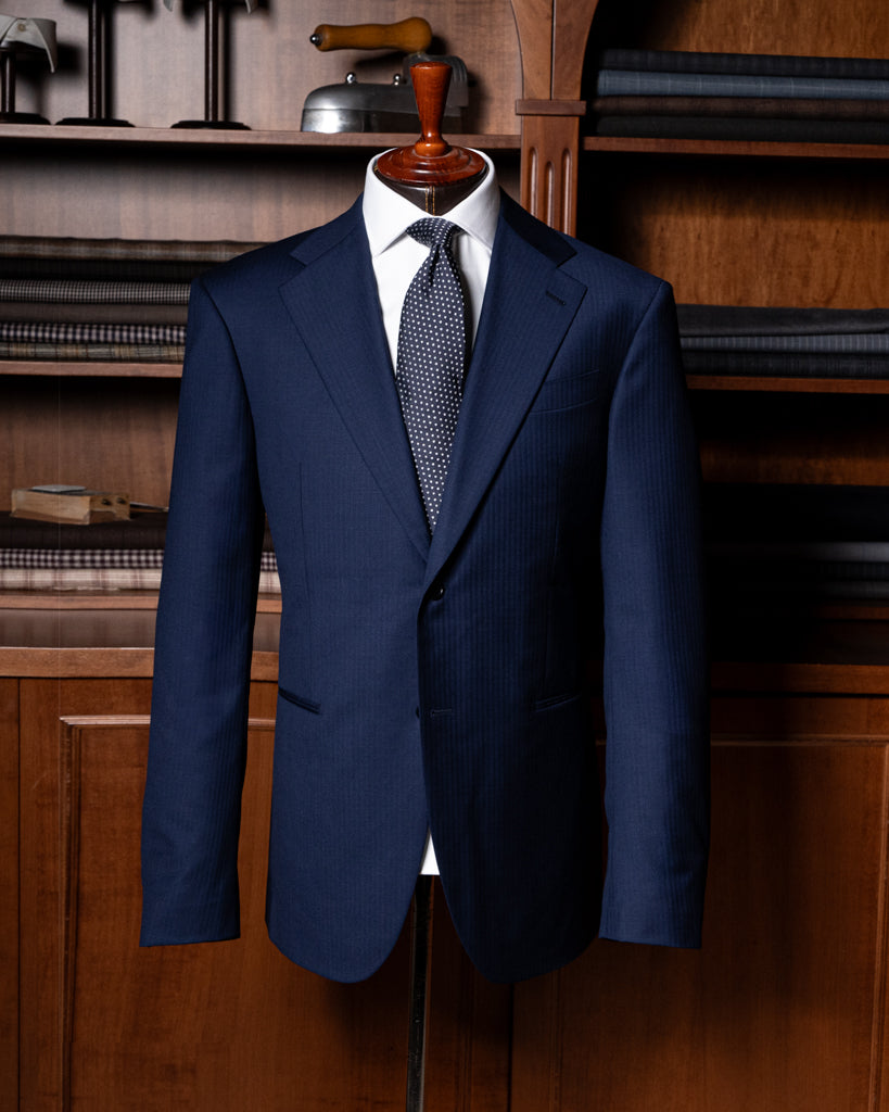 Abito Giotto Spinato Blu Navy