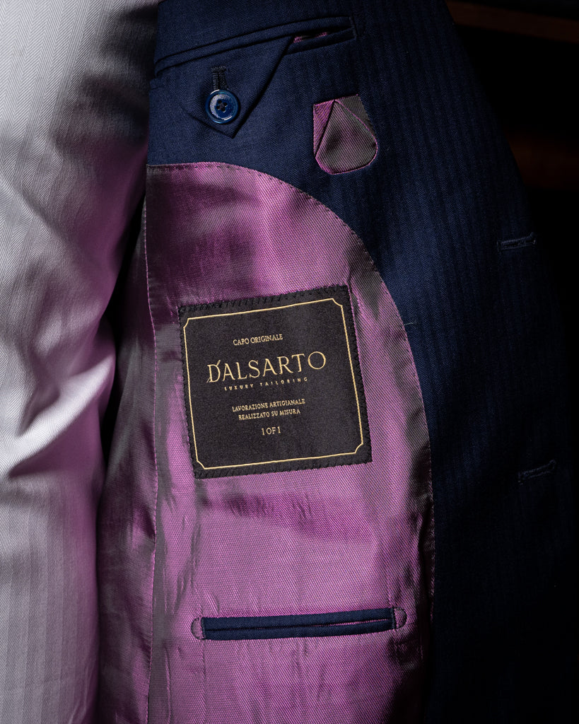 Abito Giotto Spinato Blu Navy