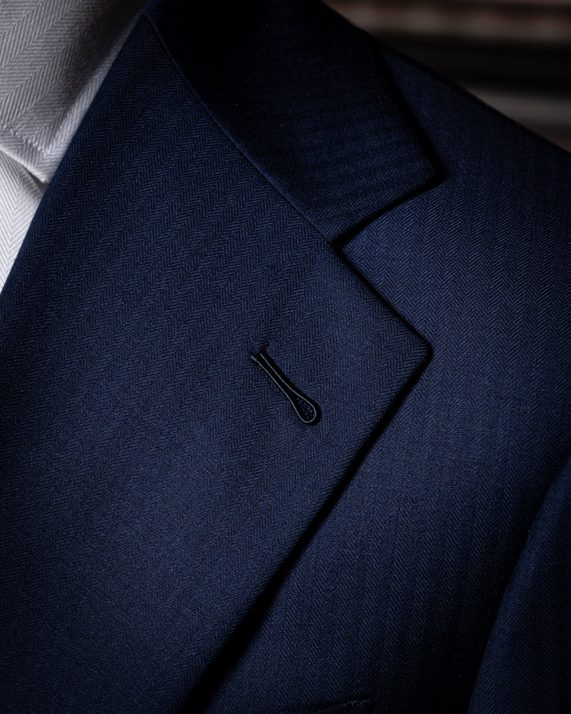 Abito Giotto Spinato Blu Navy
